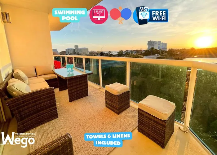 Large 3br Sunsetview Roof Pool Walk To